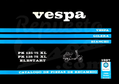 Despiece Vespa PK 125-75 XL Portada Despiece Vespa PK 125-75 XL