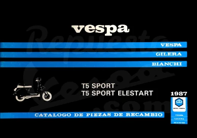 Despiece Vespa T5 125 Portada Despiece Vespa T5 125